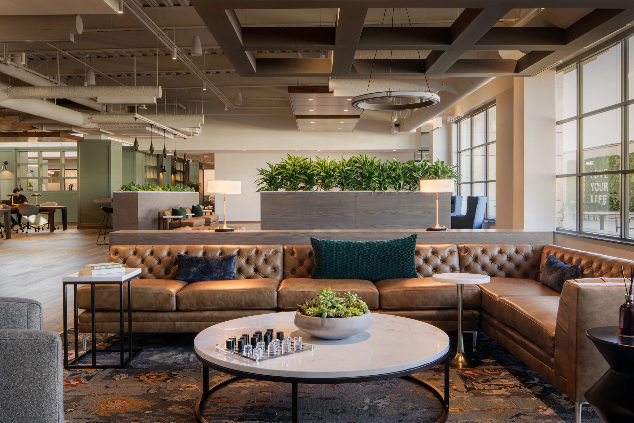 Open seating in a Life Time Work