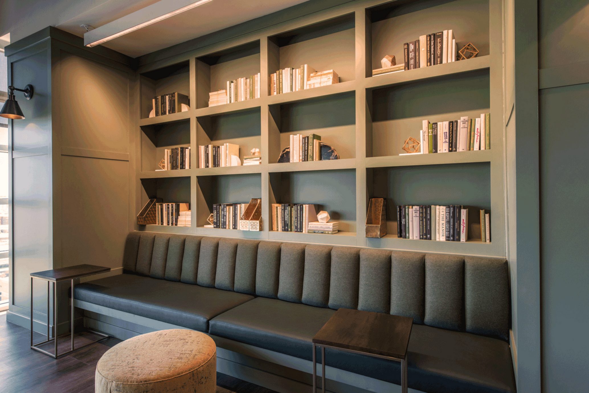 seating area at Life Time Work Lounge