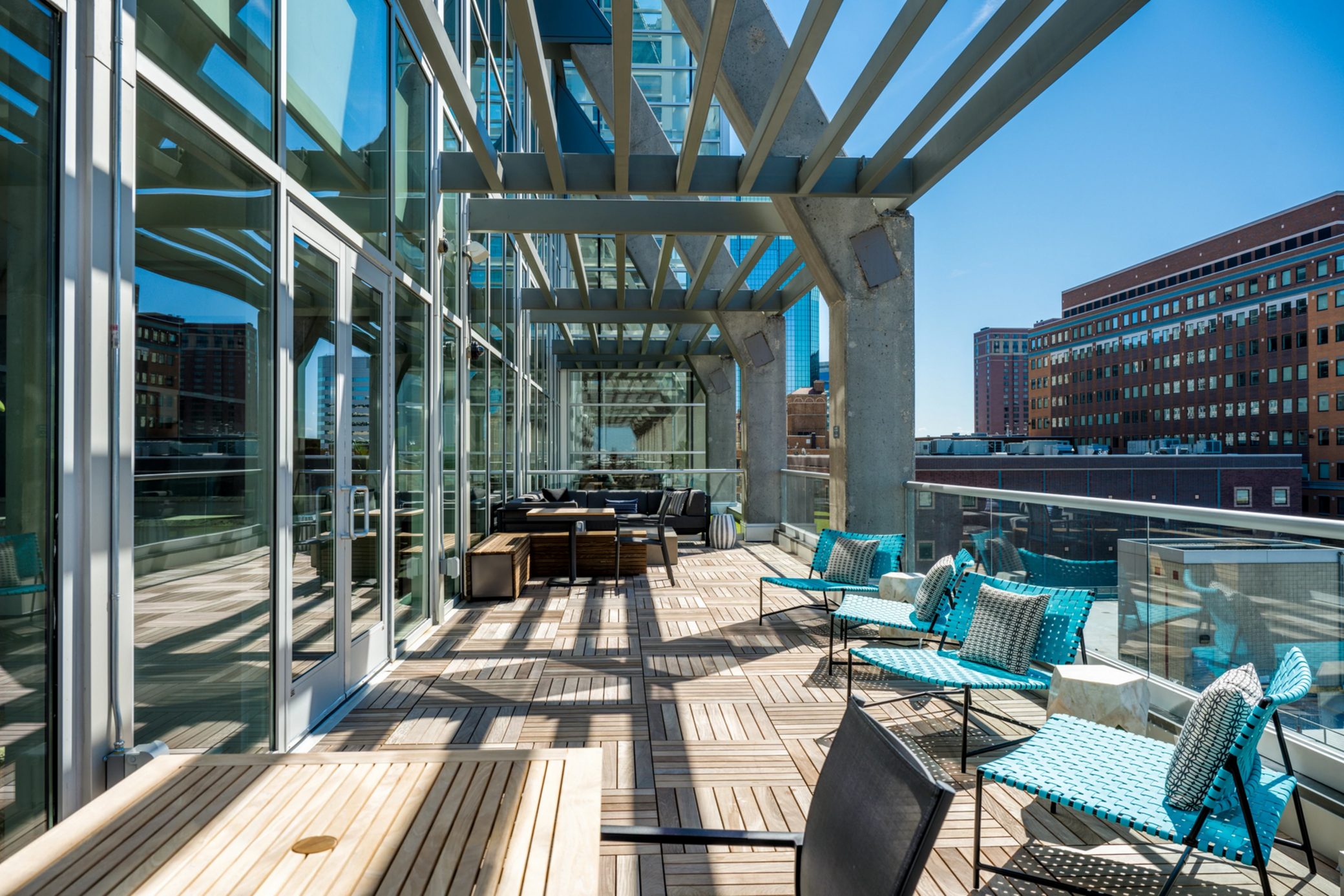 patio at Life Time Work