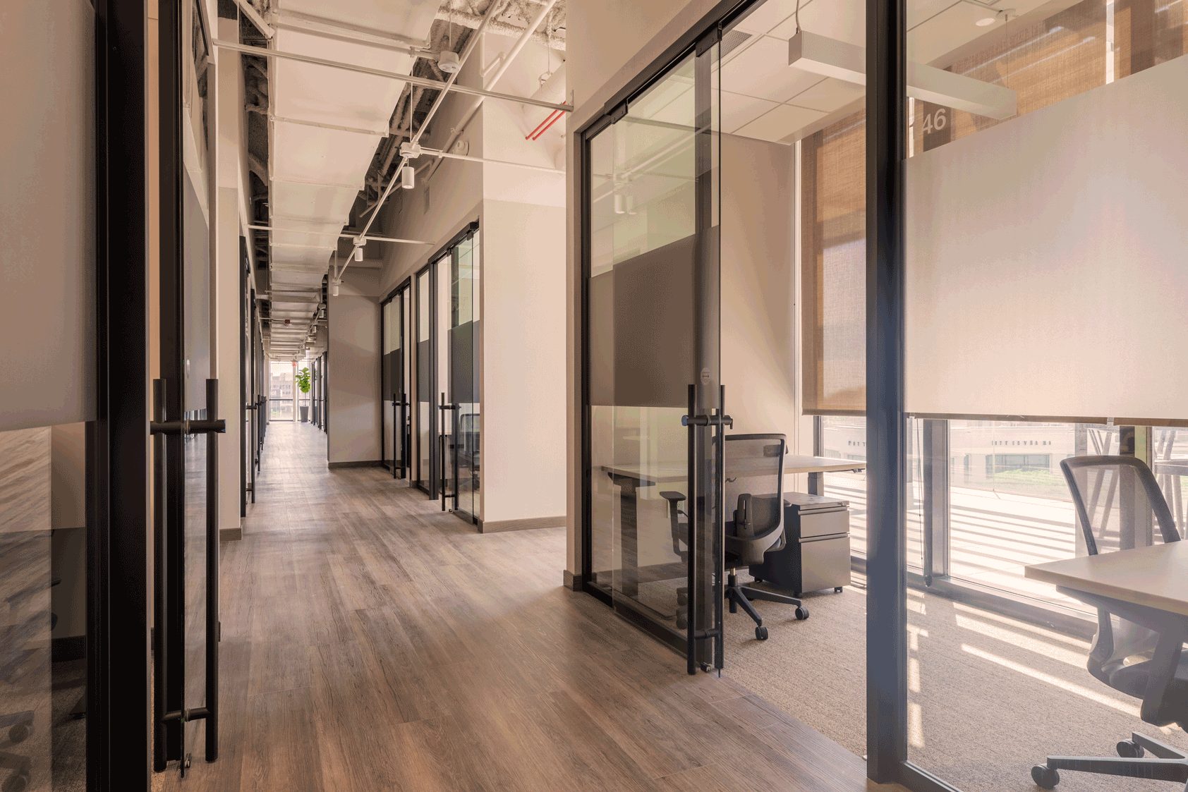 private work space at Life time Work
