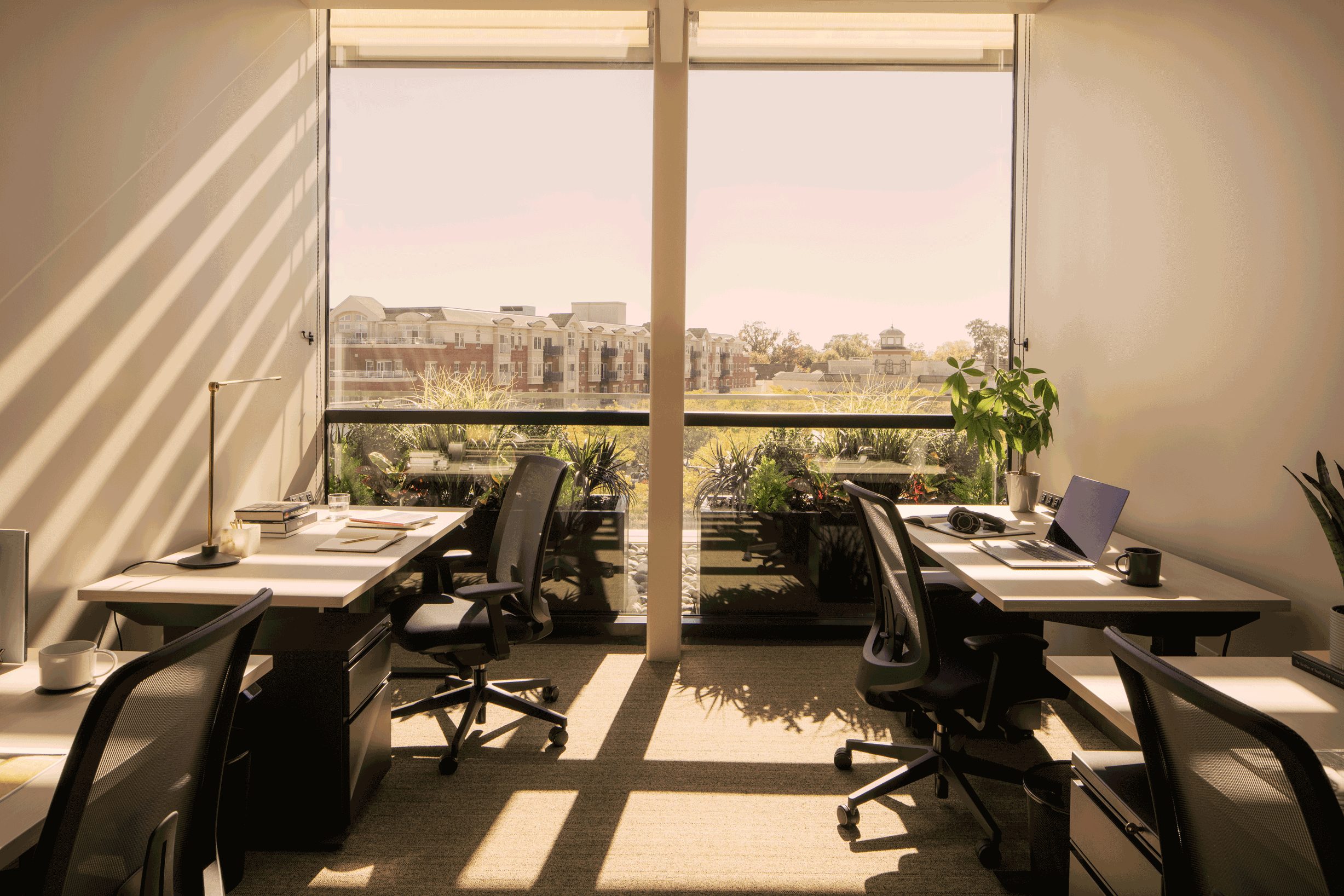 a private office at Life Time Work