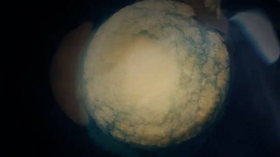 miora pale yellow and blue swirl